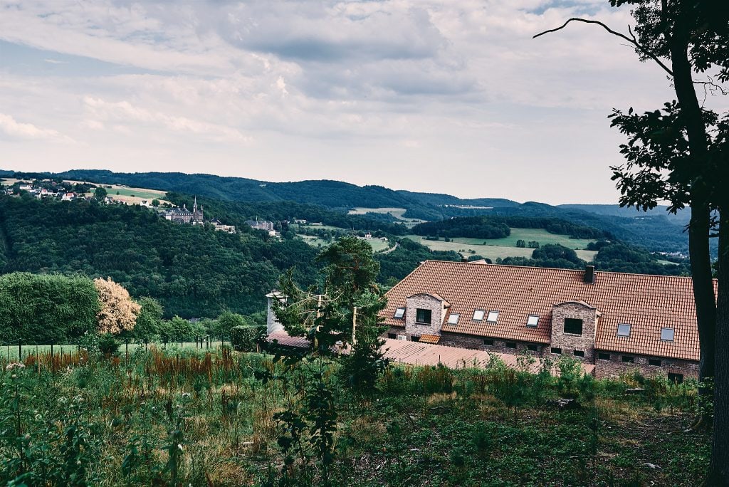 Landschaftsaufnahme vom Westerwald und der Hochzeitslocation.